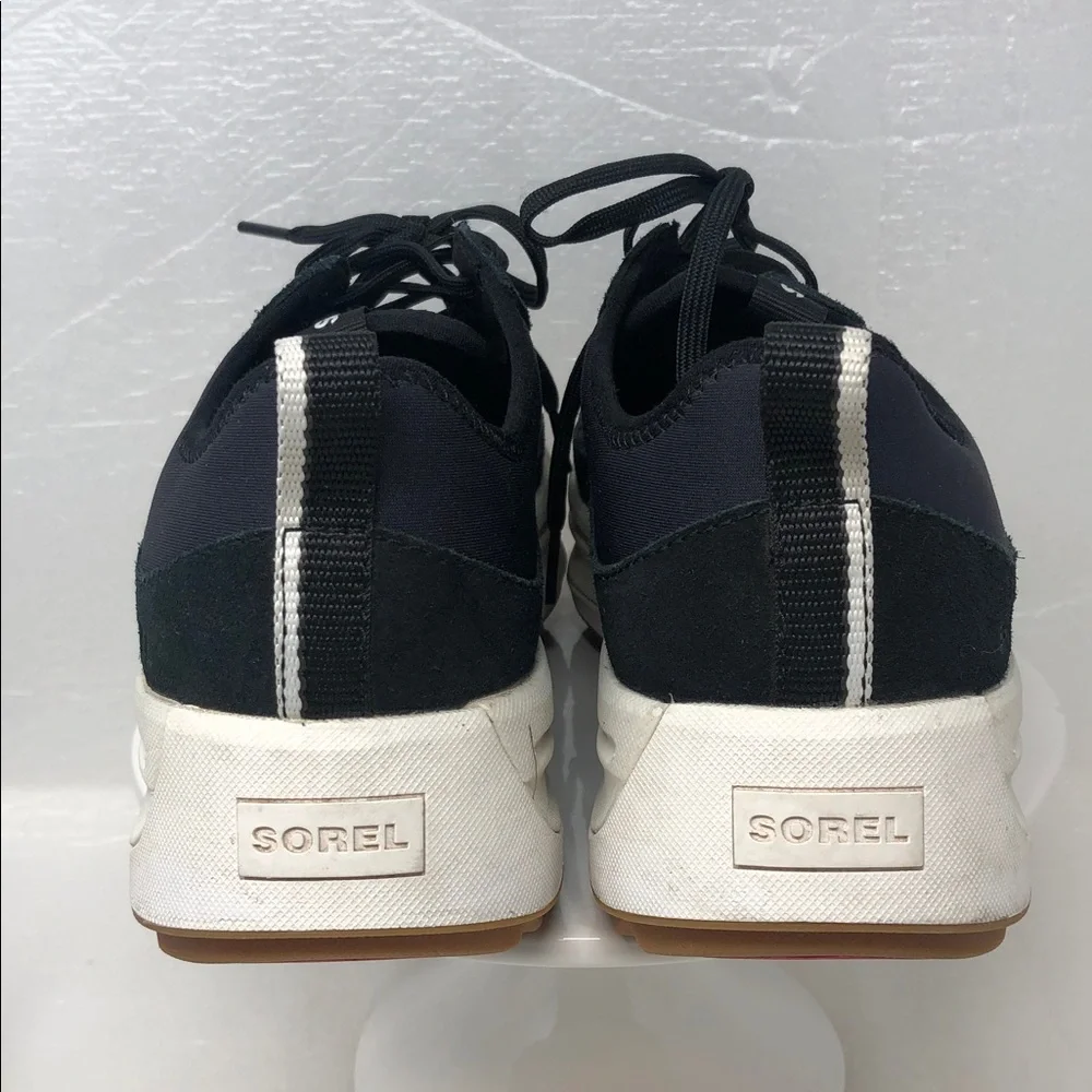 Sorel Ona 503 Sneakers Everyday Waterproof Low Top Black and Chalk Size 9 - Picture 3 of 13